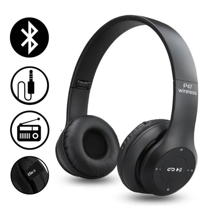 Lite Neckband - P47 New Multifunctional Wireless Bluetooth Stereo Headphones-6