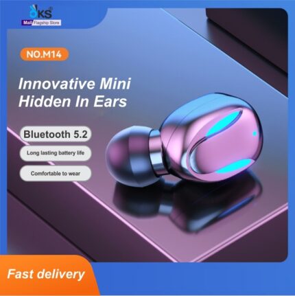 New M14 Single Ear Mini Bluetooth Earphone-1