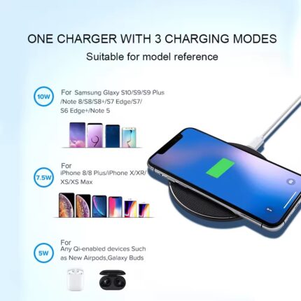 Wireless Charger Fast Charging for iPhone 12_11_Pro - iPad Pro_Air_Mini-2