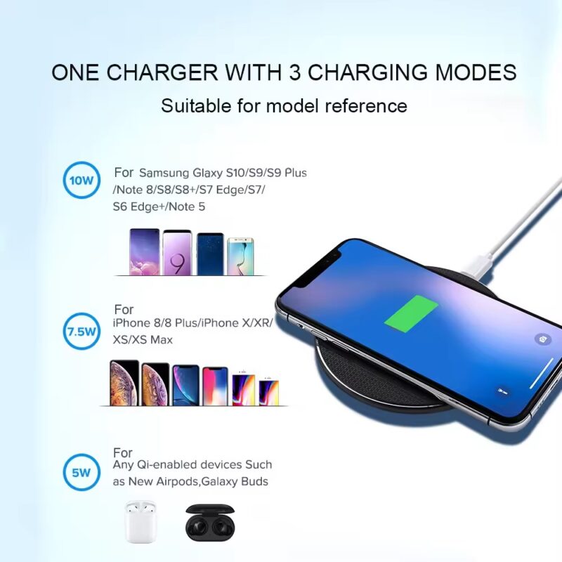 Wireless Charger Fast Charging for iPhone 12_11_Pro - iPad Pro_Air_Mini-2